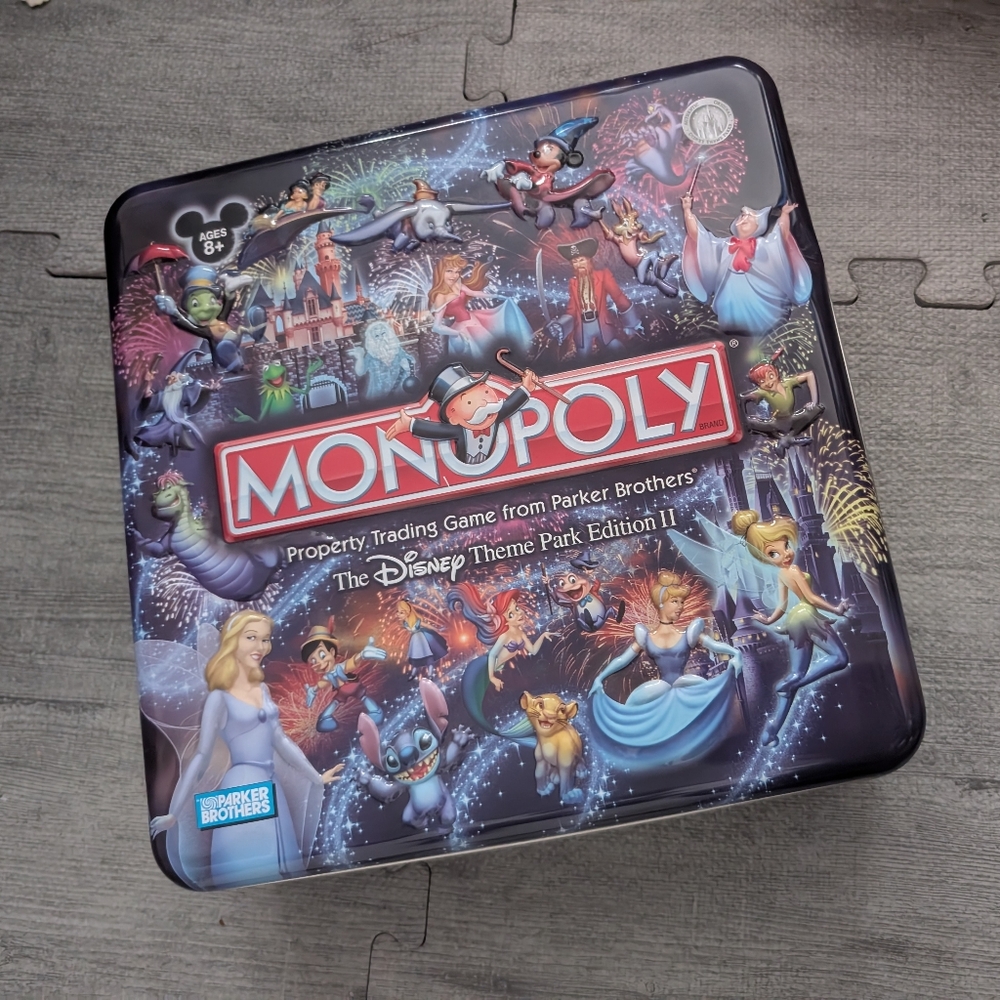 Disney Monopoly Game with Colorful Characters